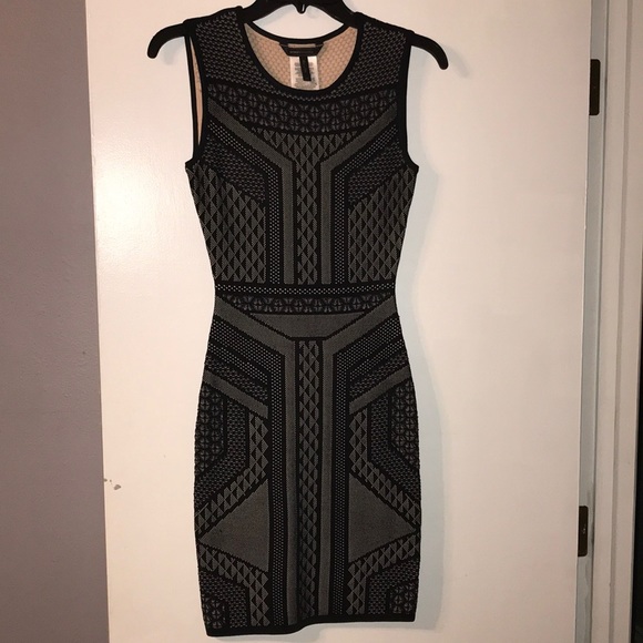bcbg geometric dress